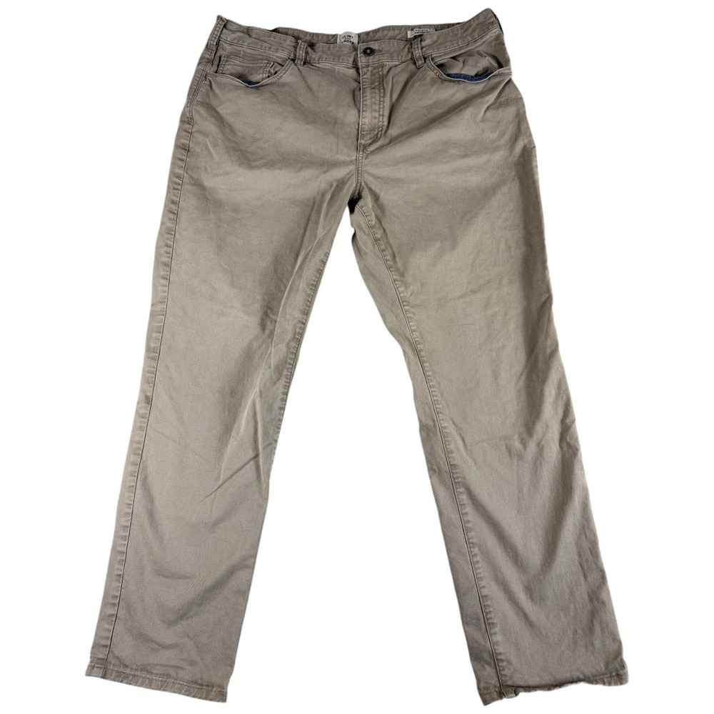Flint and Tinder 365 Pants Men 38x30 Khaki Tapered Stretch Outdoors Workwear
